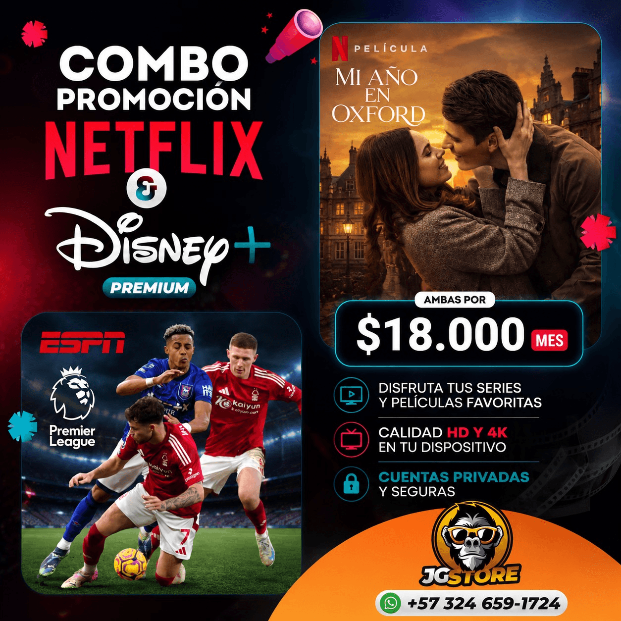 Promo Netflix + Disney Premium