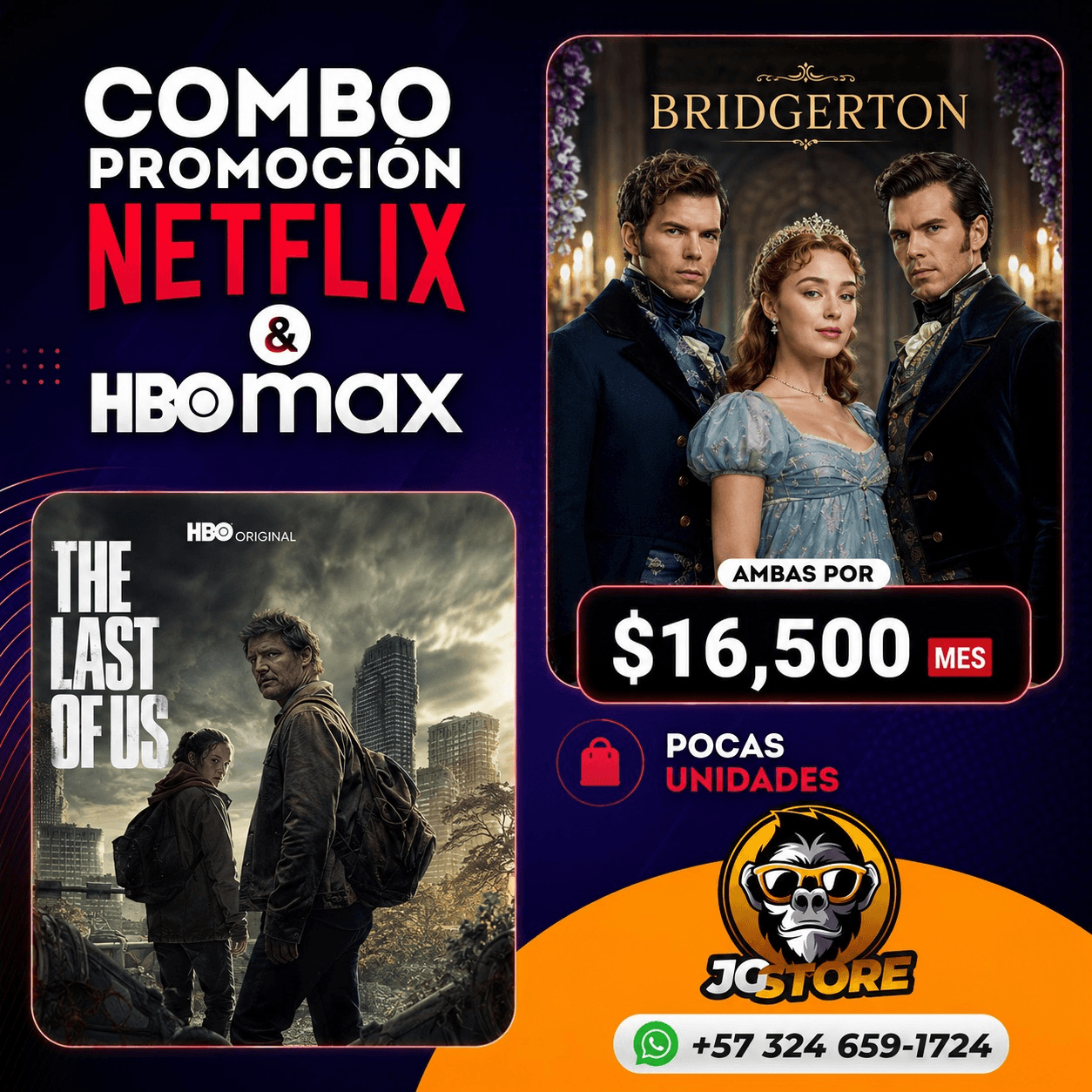 Promo Netflix + HBO Max